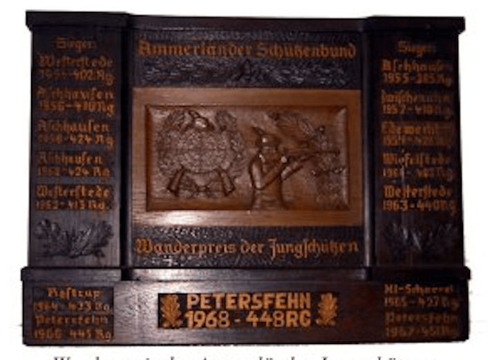 Wanderpreis der Ammerländer Jungschützen 1968