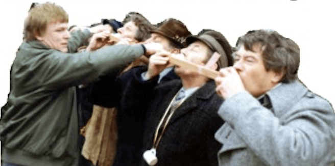 Kohlfahrt der Petersfehner Schützen 1983